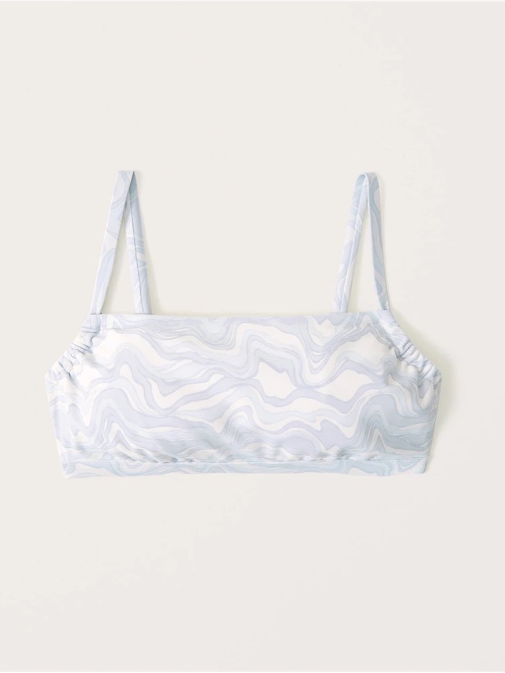 Abercrombie & Fitch Curve Love
Straight Neck Swim Top and High Leg Cheeky Bottom